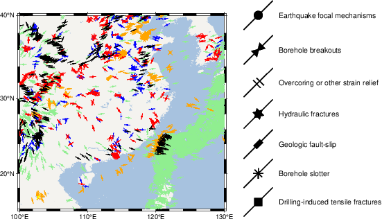 WSM: 全球地应力数据