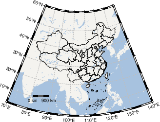 CN-border: 中国国界省界数据