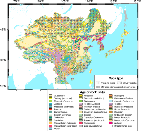geo3al: 中国及邻区地质图数据