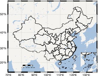CN-border: 中国国界省界数据
