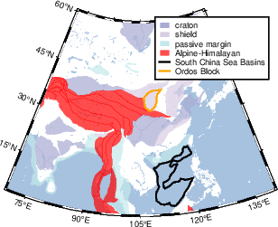 global_tectonics: 全球地质区块分类数据